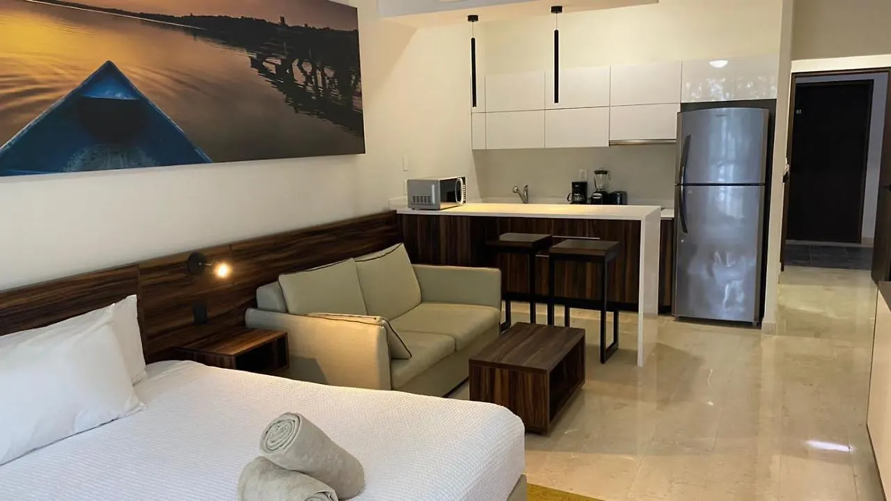 شقة Estudio Moderno Y Zona Exclusiva تولوم المكسيك